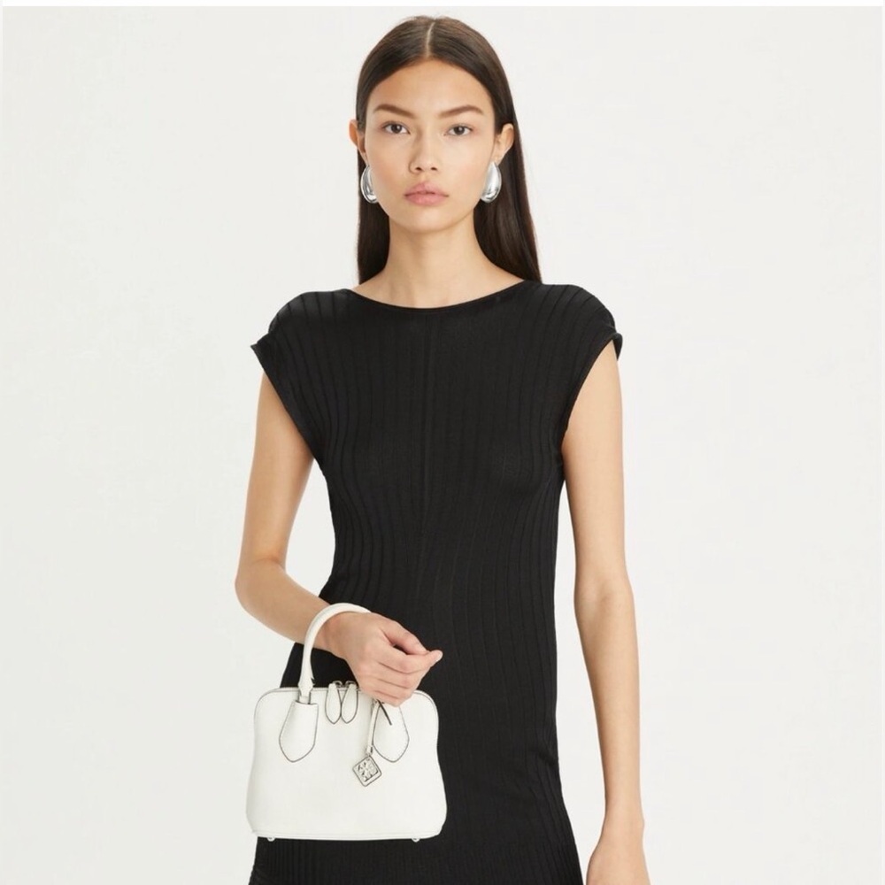 Tory Burch Mini‎ Swing Bag in White